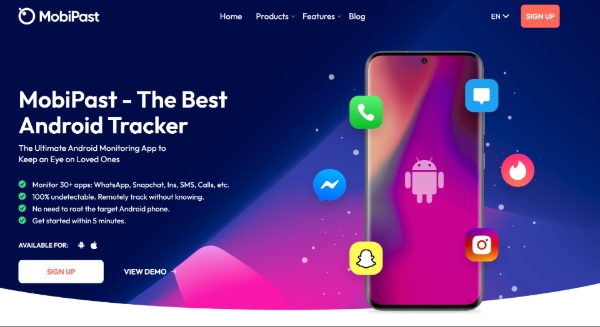 MobiPast - The Best Android Tracker