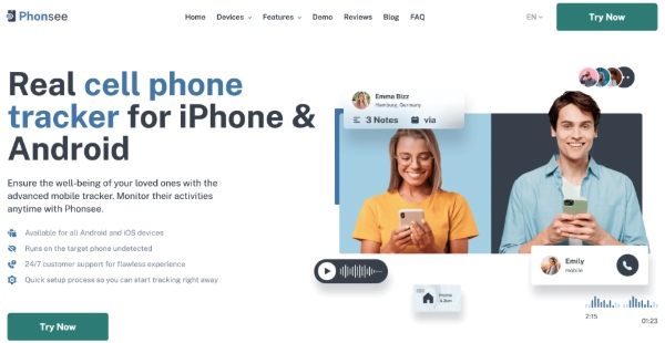 Real cell phone tracker for iPhone & Android