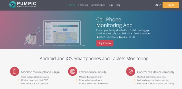 Cell Phone
Monitoring App